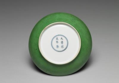 图片[3]-Plate with eight treasures in green glaze, Qing dynasty, Yongzheng reign, 1723-1735-China Archive